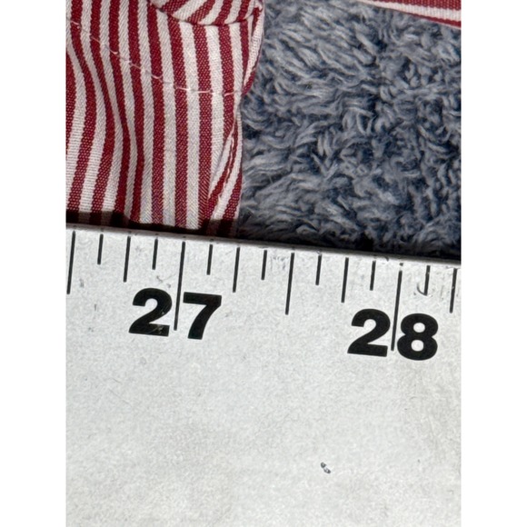 Brooks Brothers 346 Mens 18 6/7 Red White Striped Non-Iron Cotton Dress Shirt - Picture 4 of 11